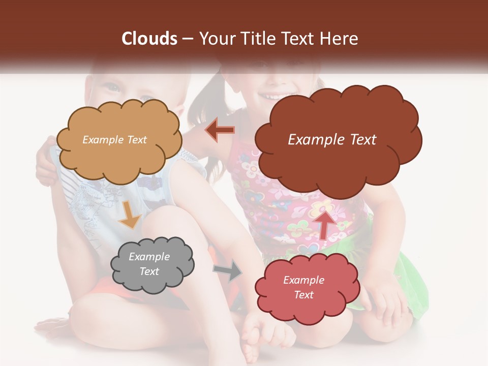 Sister Boy Innocence PowerPoint Template