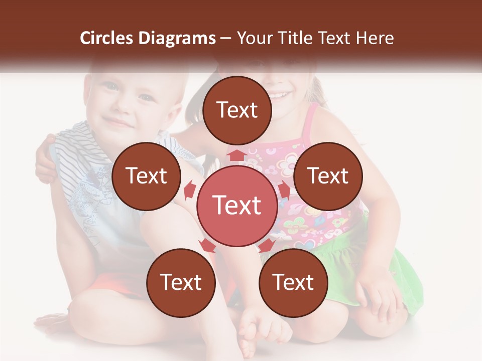 Sister Boy Innocence PowerPoint Template