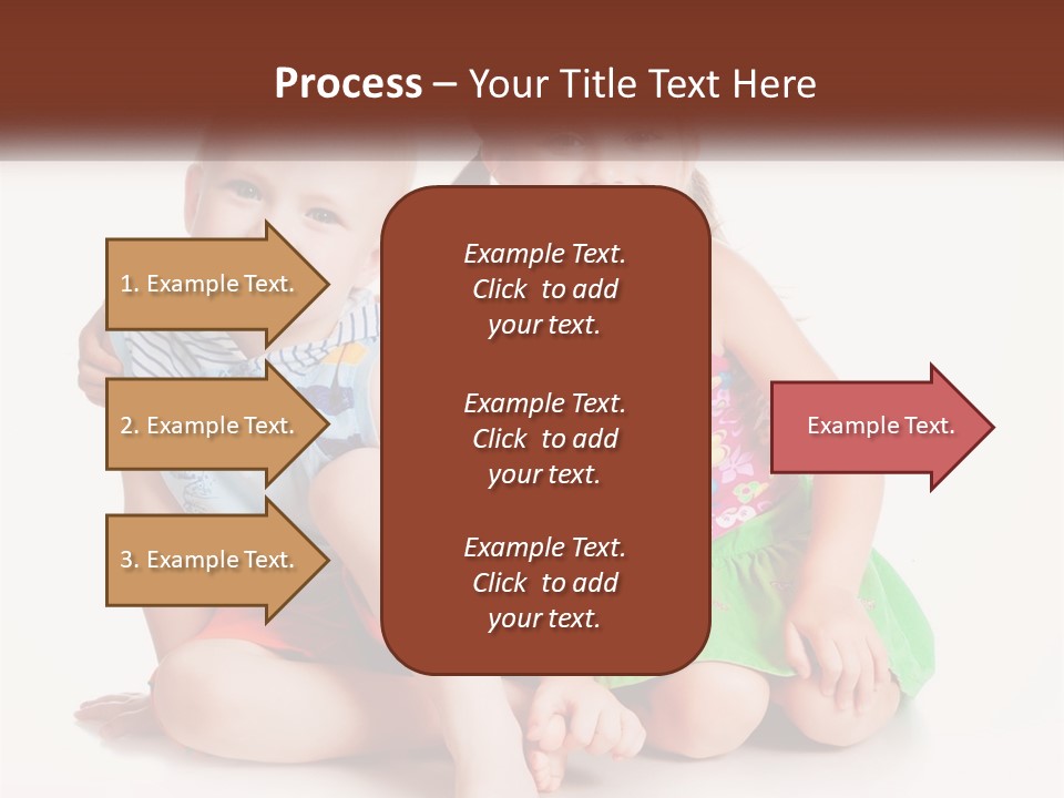 Sister Boy Innocence PowerPoint Template