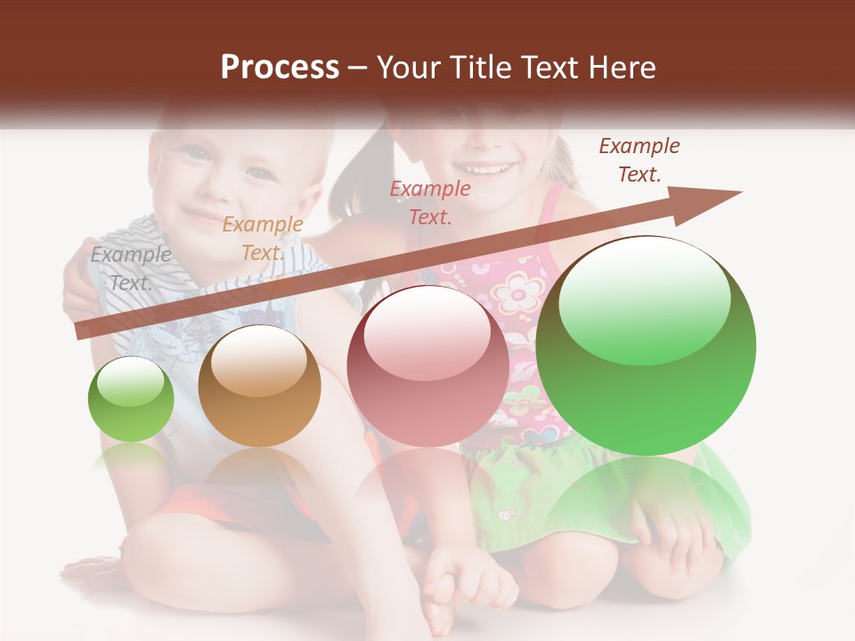 Sister Boy Innocence PowerPoint Template