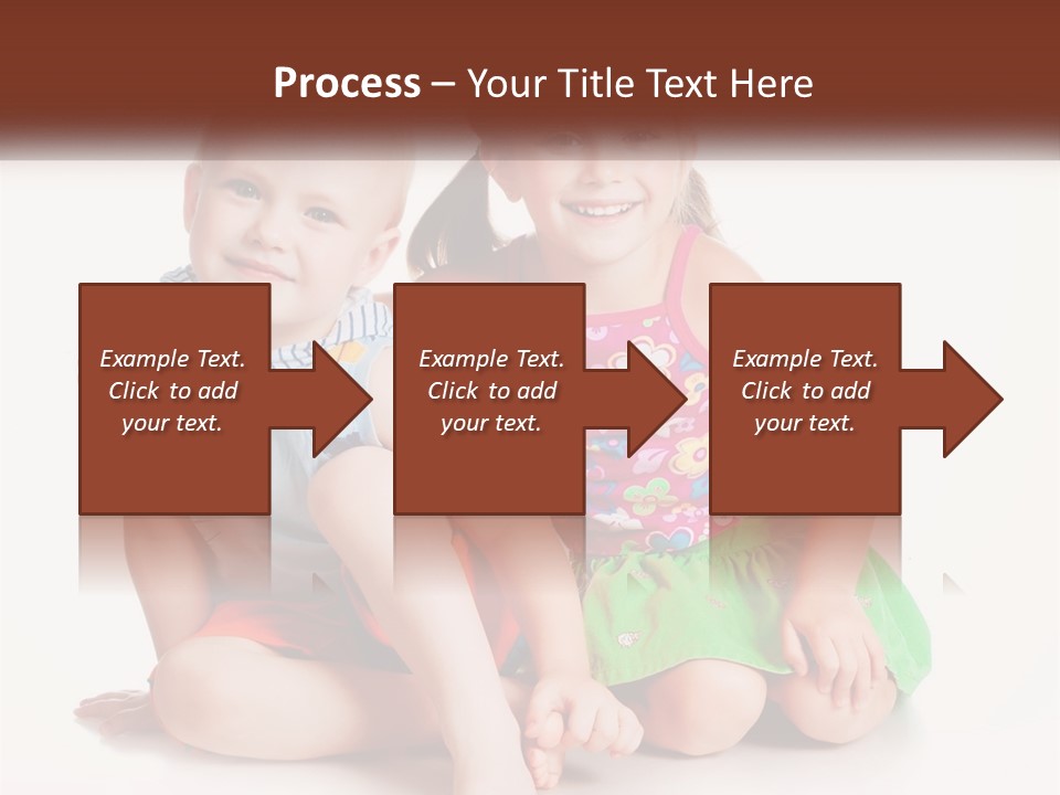 Sister Boy Innocence PowerPoint Template