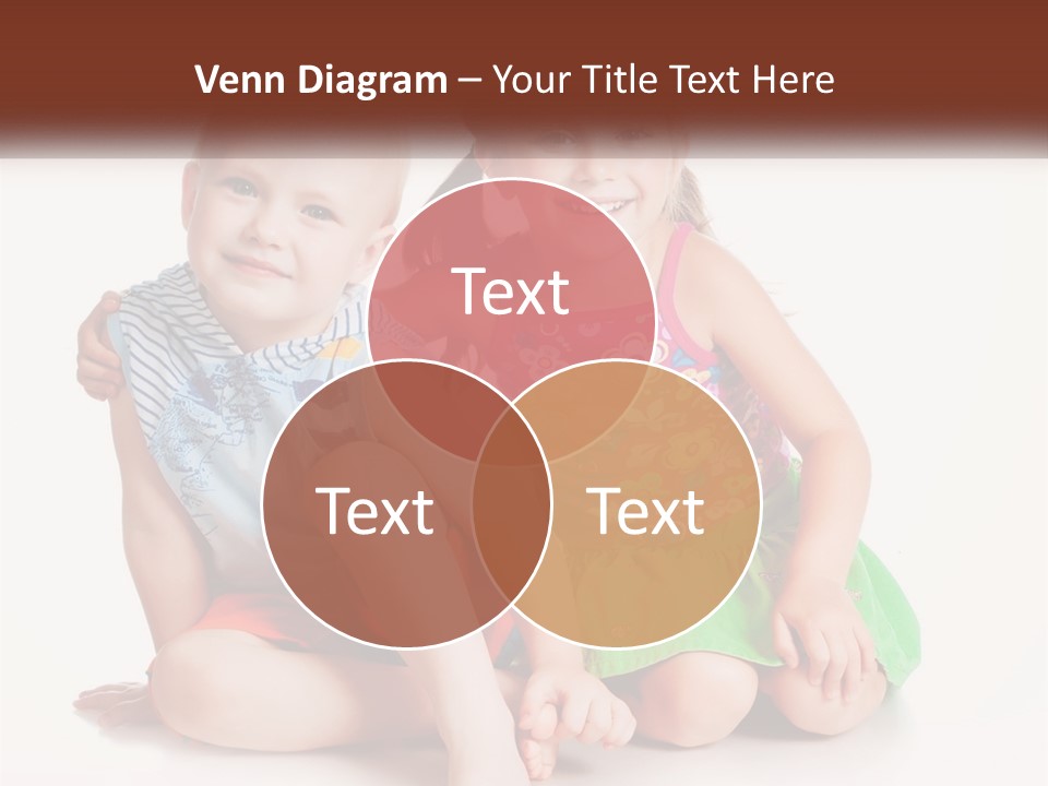 Sister Boy Innocence PowerPoint Template