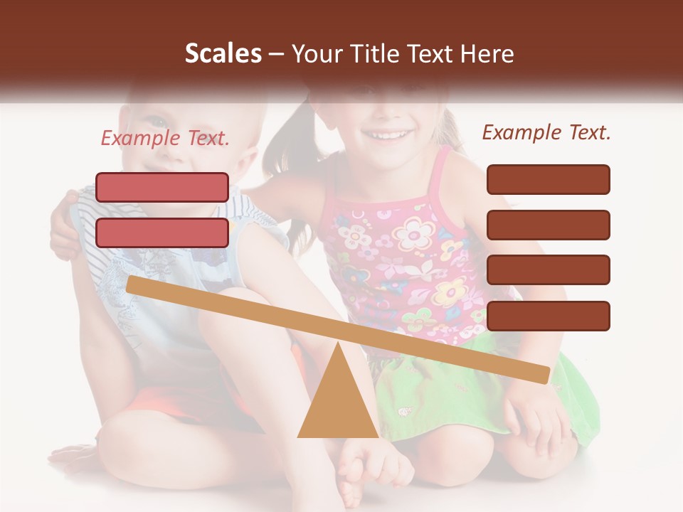 Sister Boy Innocence PowerPoint Template