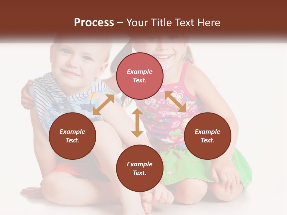 Sister Boy Innocence PowerPoint Template