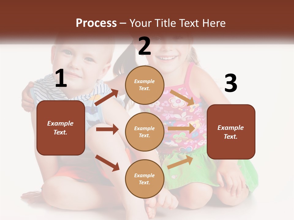 Sister Boy Innocence PowerPoint Template