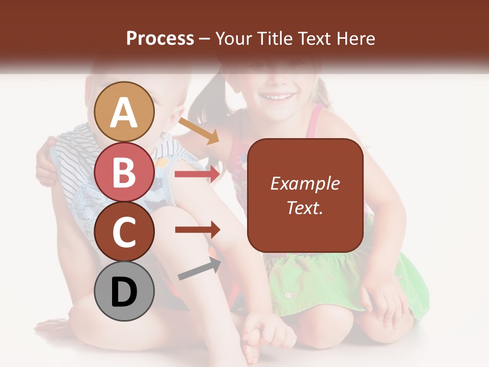 Sister Boy Innocence PowerPoint Template