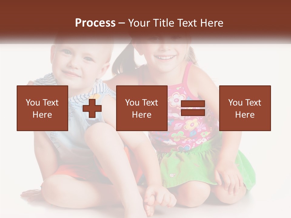 Sister Boy Innocence PowerPoint Template