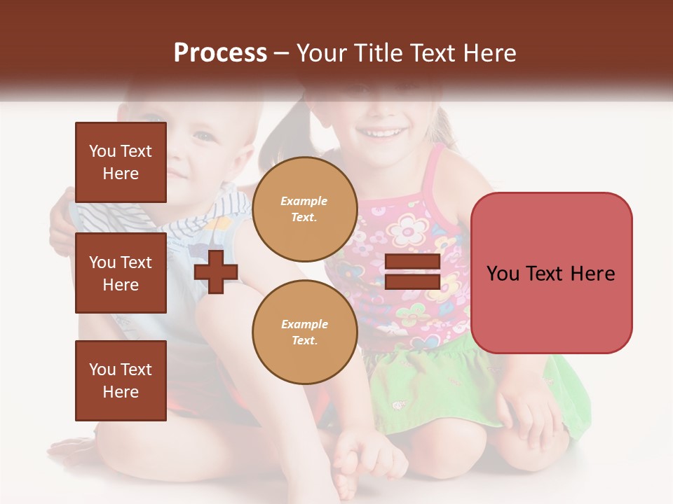 Sister Boy Innocence PowerPoint Template