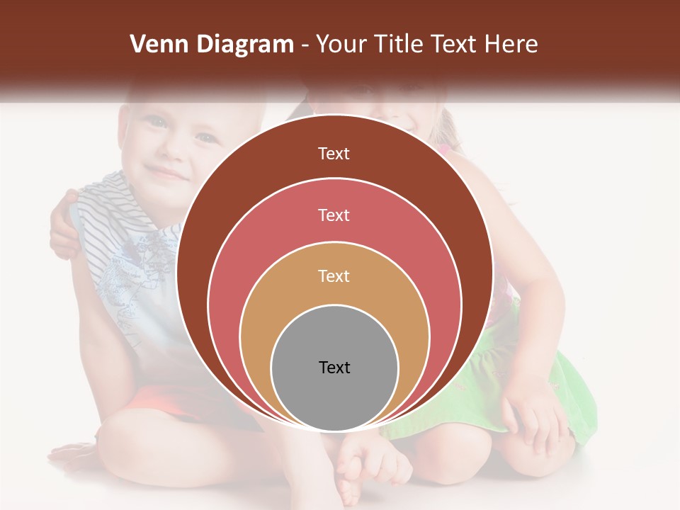 Sister Boy Innocence PowerPoint Template