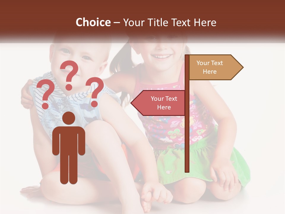 Sister Boy Innocence PowerPoint Template