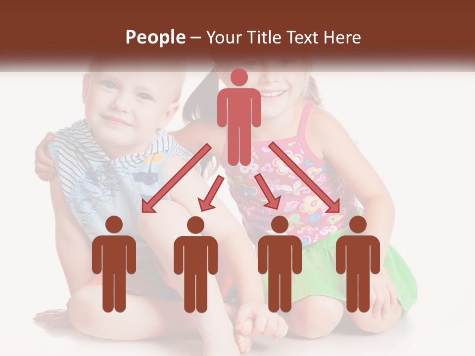 Sister Boy Innocence PowerPoint Template