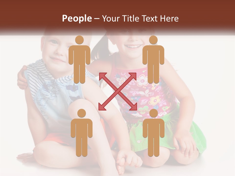 Sister Boy Innocence PowerPoint Template