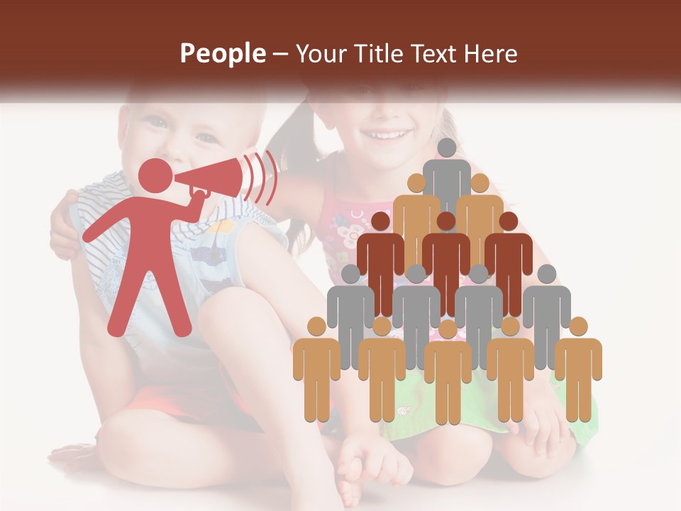 Sister Boy Innocence PowerPoint Template