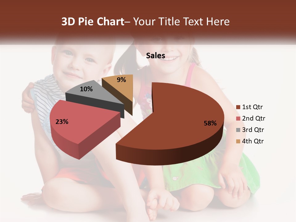 Sister Boy Innocence PowerPoint Template