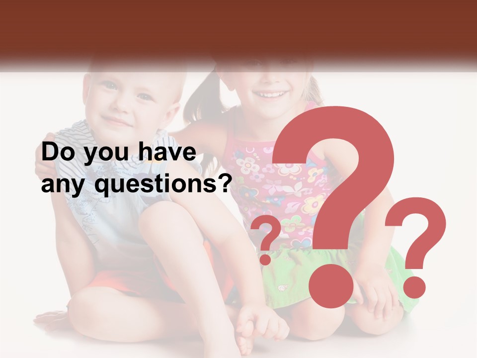 Sister Boy Innocence PowerPoint Template