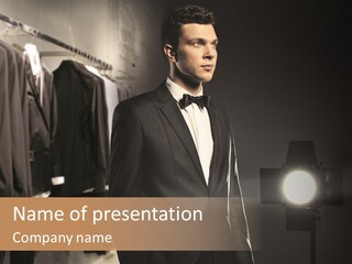 Nature Business Man PowerPoint Template