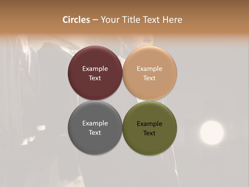 Nature Business Man PowerPoint Template