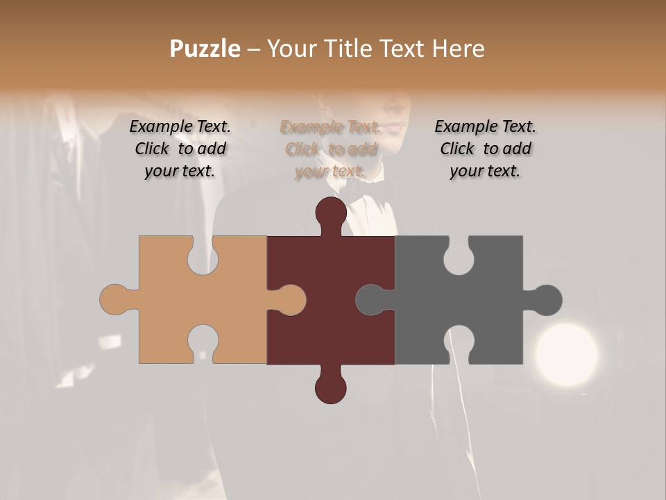 Nature Business Man PowerPoint Template