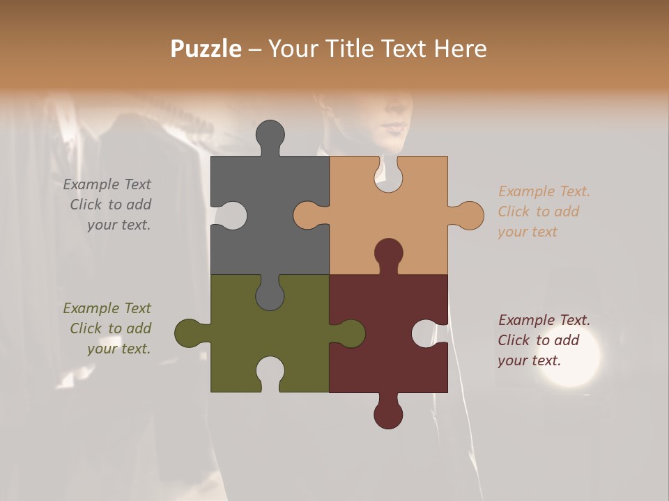 Nature Business Man PowerPoint Template