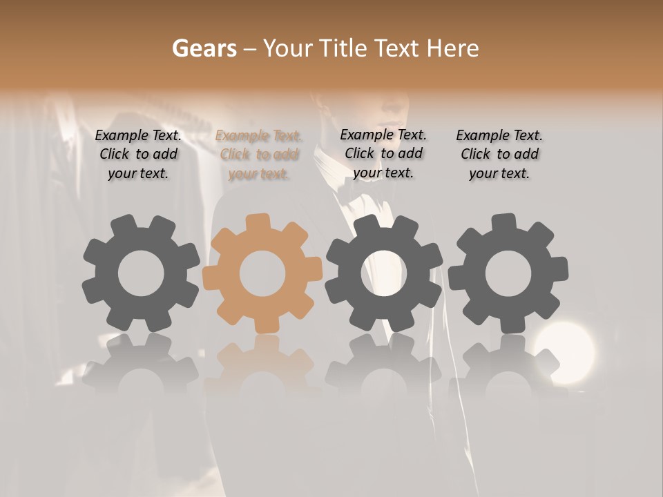 Nature Business Man PowerPoint Template