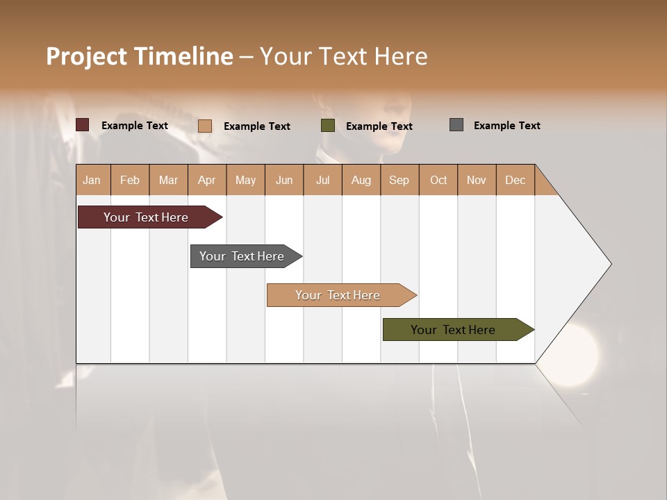 Nature Business Man PowerPoint Template