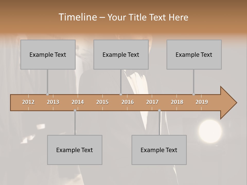 Nature Business Man PowerPoint Template