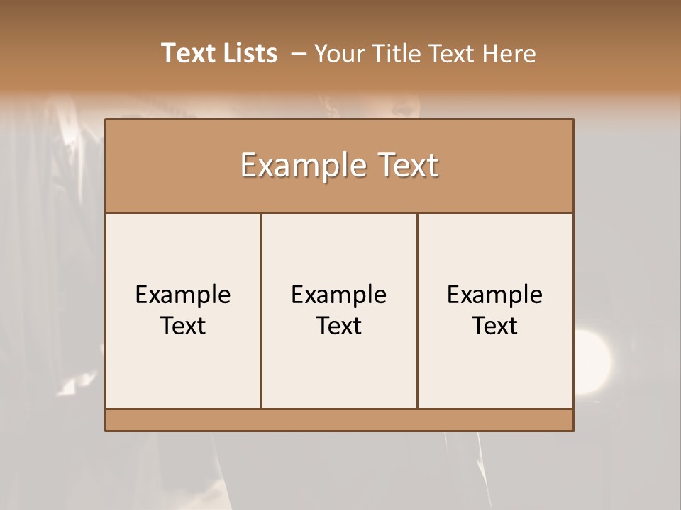 Nature Business Man PowerPoint Template