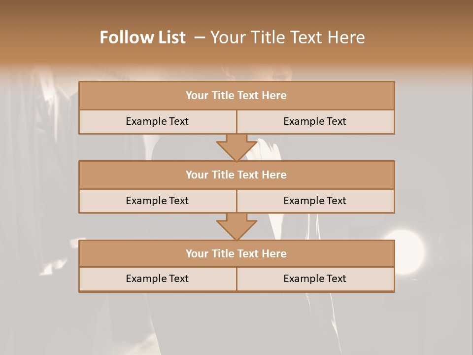 Nature Business Man PowerPoint Template