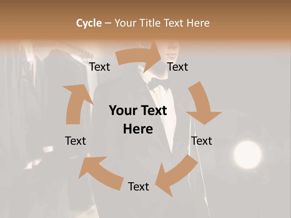 Nature Business Man PowerPoint Template