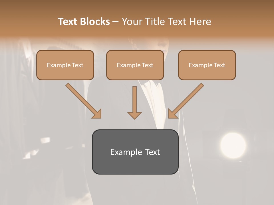 Nature Business Man PowerPoint Template