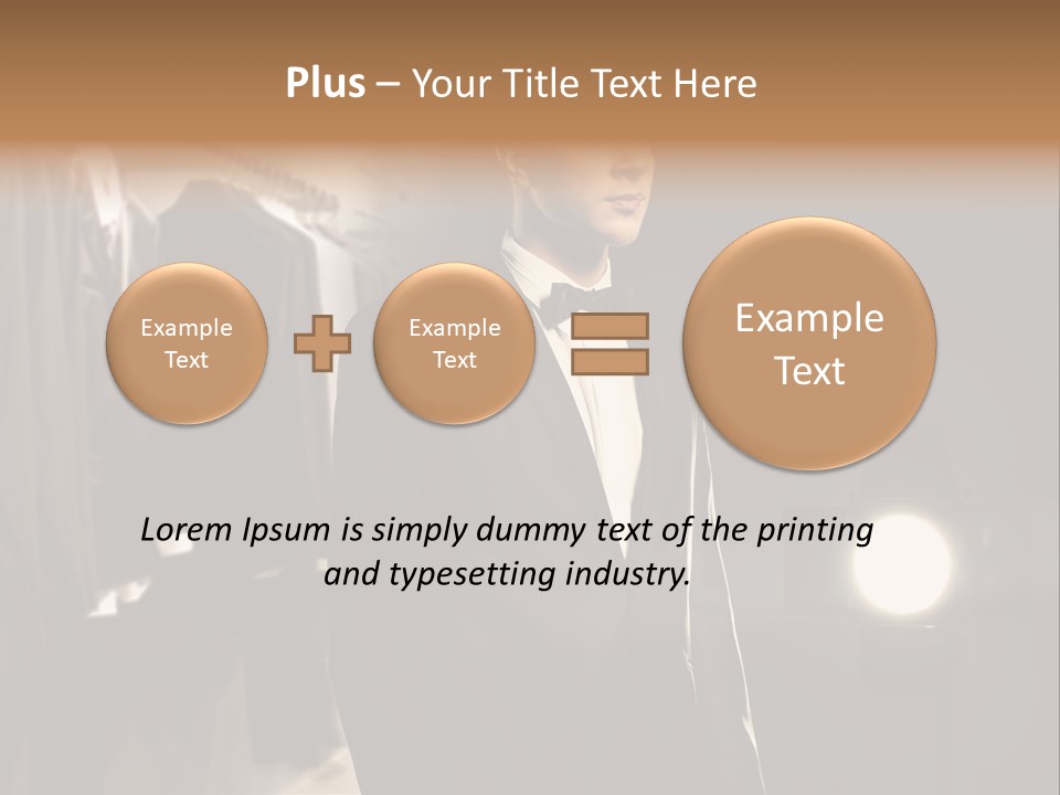 Nature Business Man PowerPoint Template