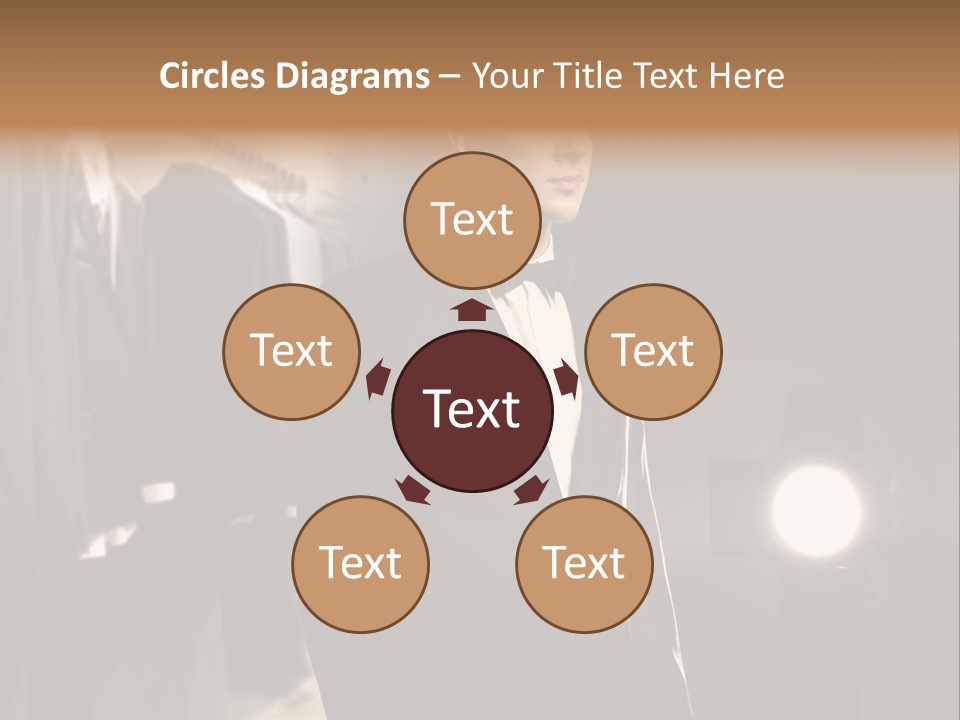 Nature Business Man PowerPoint Template