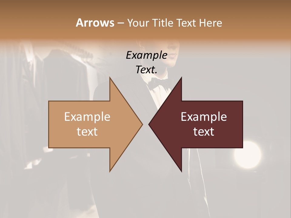 Nature Business Man PowerPoint Template