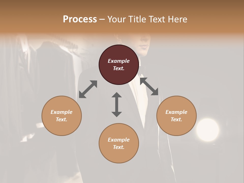 Nature Business Man PowerPoint Template