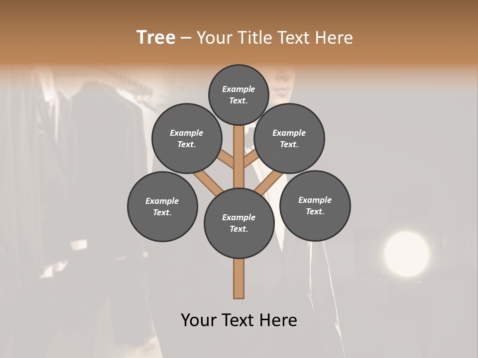 Nature Business Man PowerPoint Template