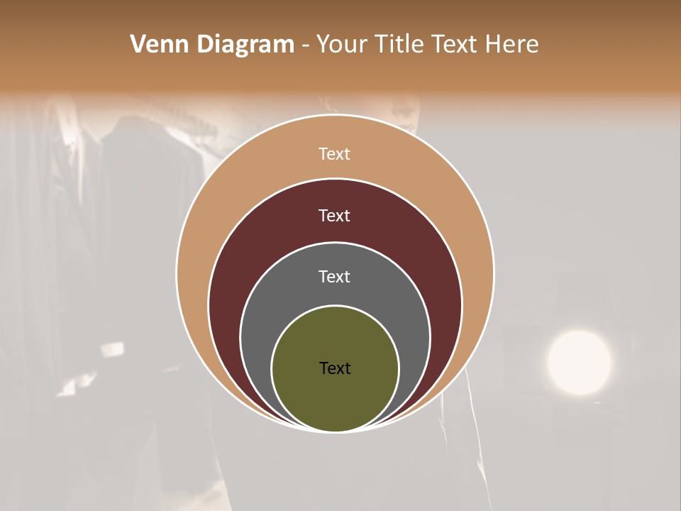 Nature Business Man PowerPoint Template