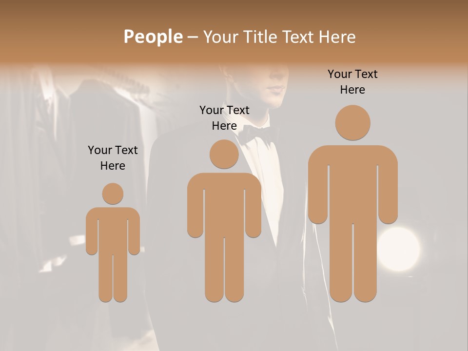 Nature Business Man PowerPoint Template