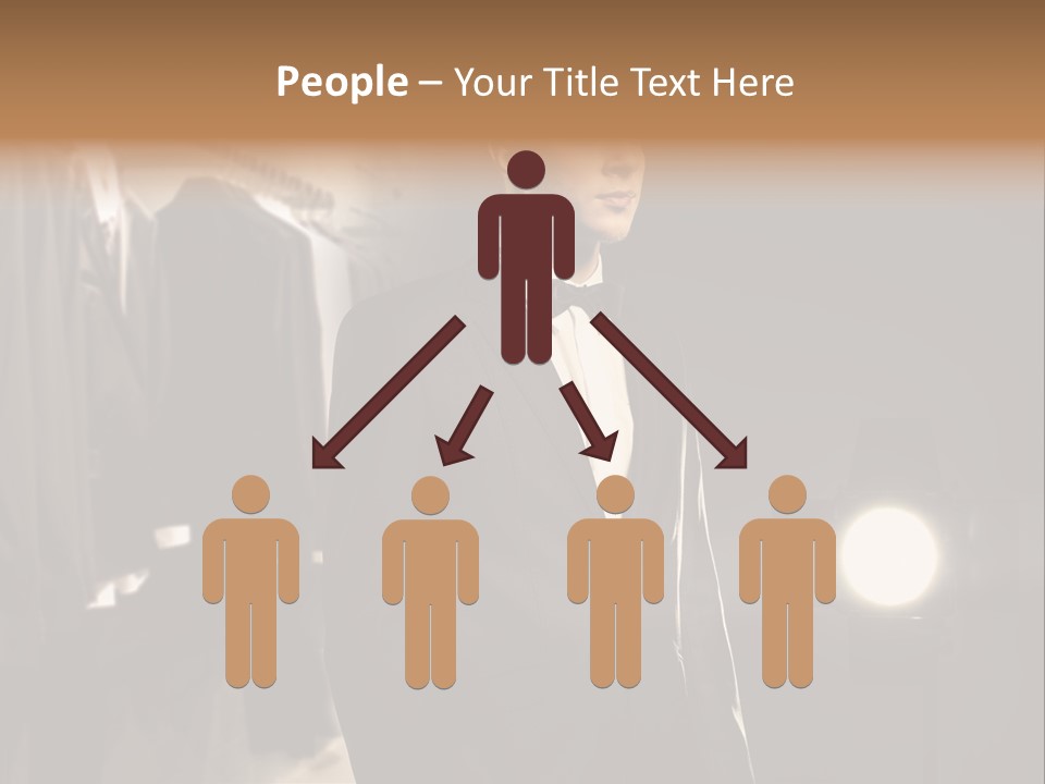 Nature Business Man PowerPoint Template