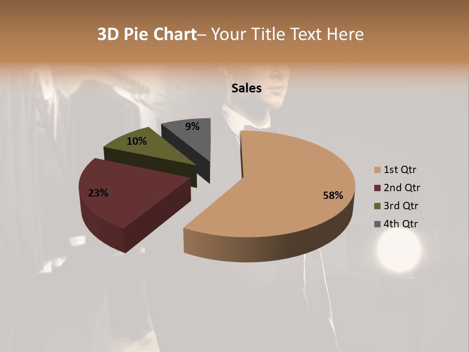 Nature Business Man PowerPoint Template