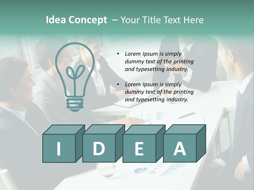 Idea Discussing Debating PowerPoint Template