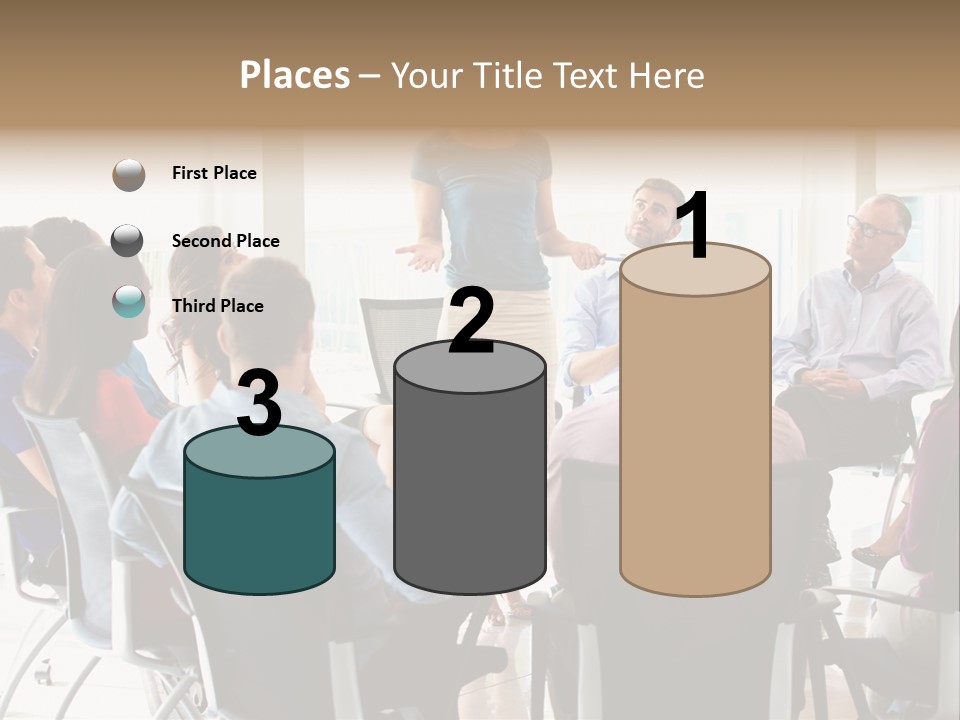 Grey Ball Background PowerPoint Template