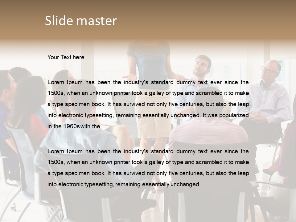 Grey Ball Background PowerPoint Template