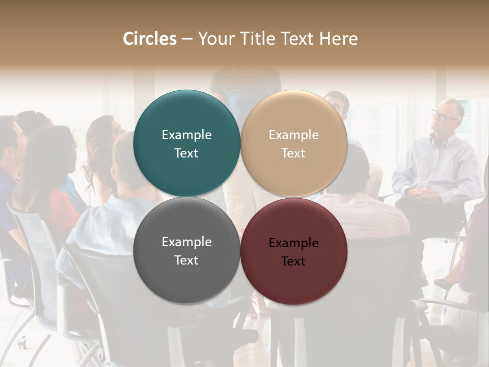 Grey Ball Background PowerPoint Template