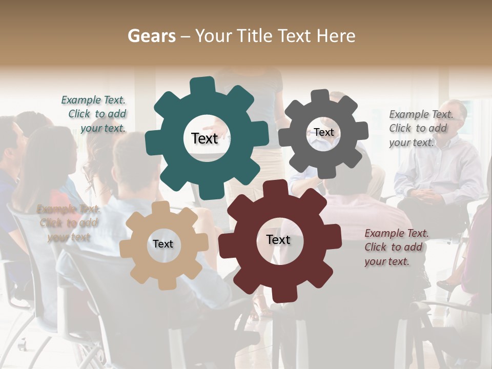 Grey Ball Background PowerPoint Template