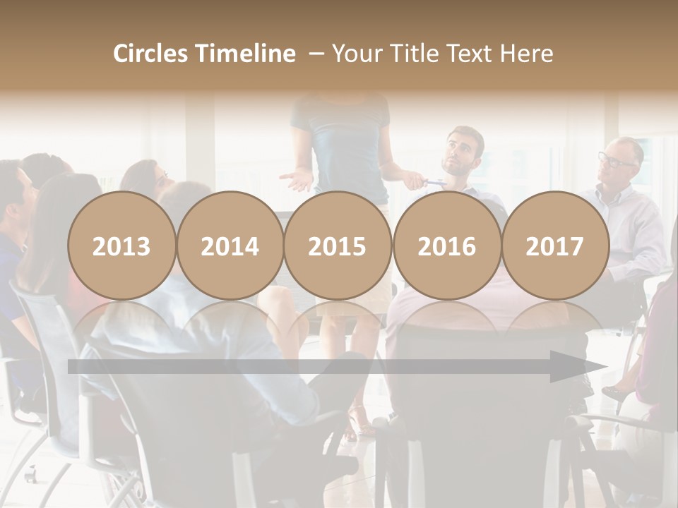 Grey Ball Background PowerPoint Template