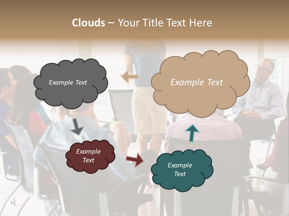 Grey Ball Background PowerPoint Template