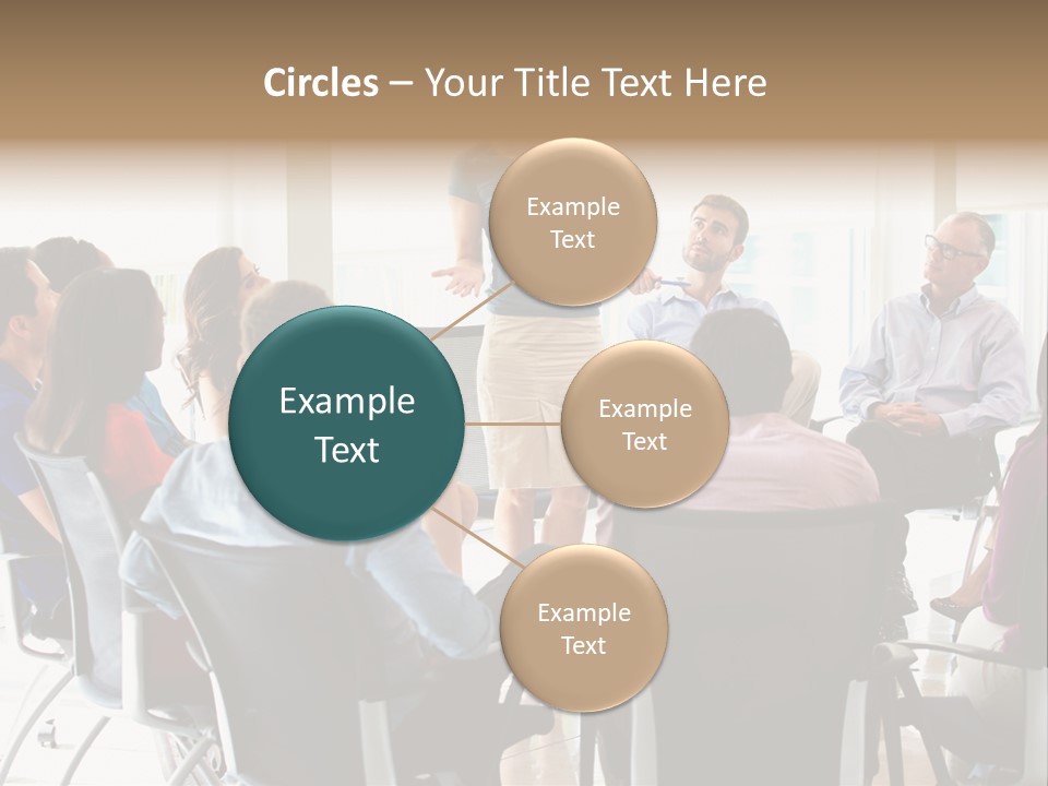 Grey Ball Background PowerPoint Template