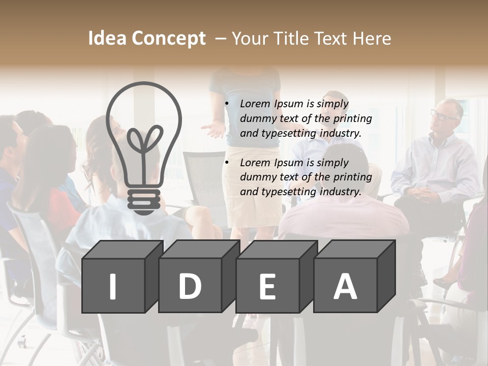 Grey Ball Background PowerPoint Template