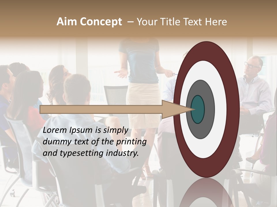 Grey Ball Background PowerPoint Template