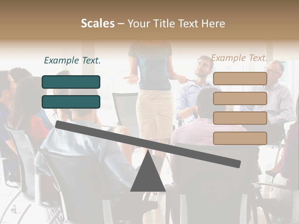 Grey Ball Background PowerPoint Template